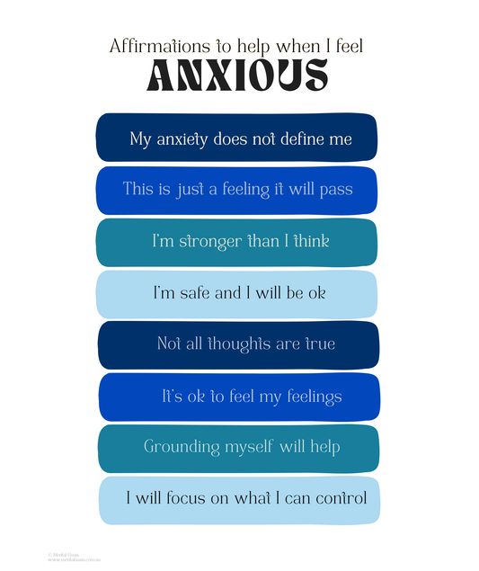 Affirmations for Anxiety