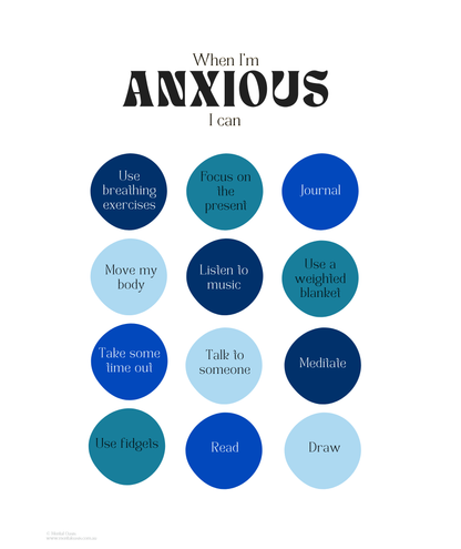 When I'm Anxious I Can