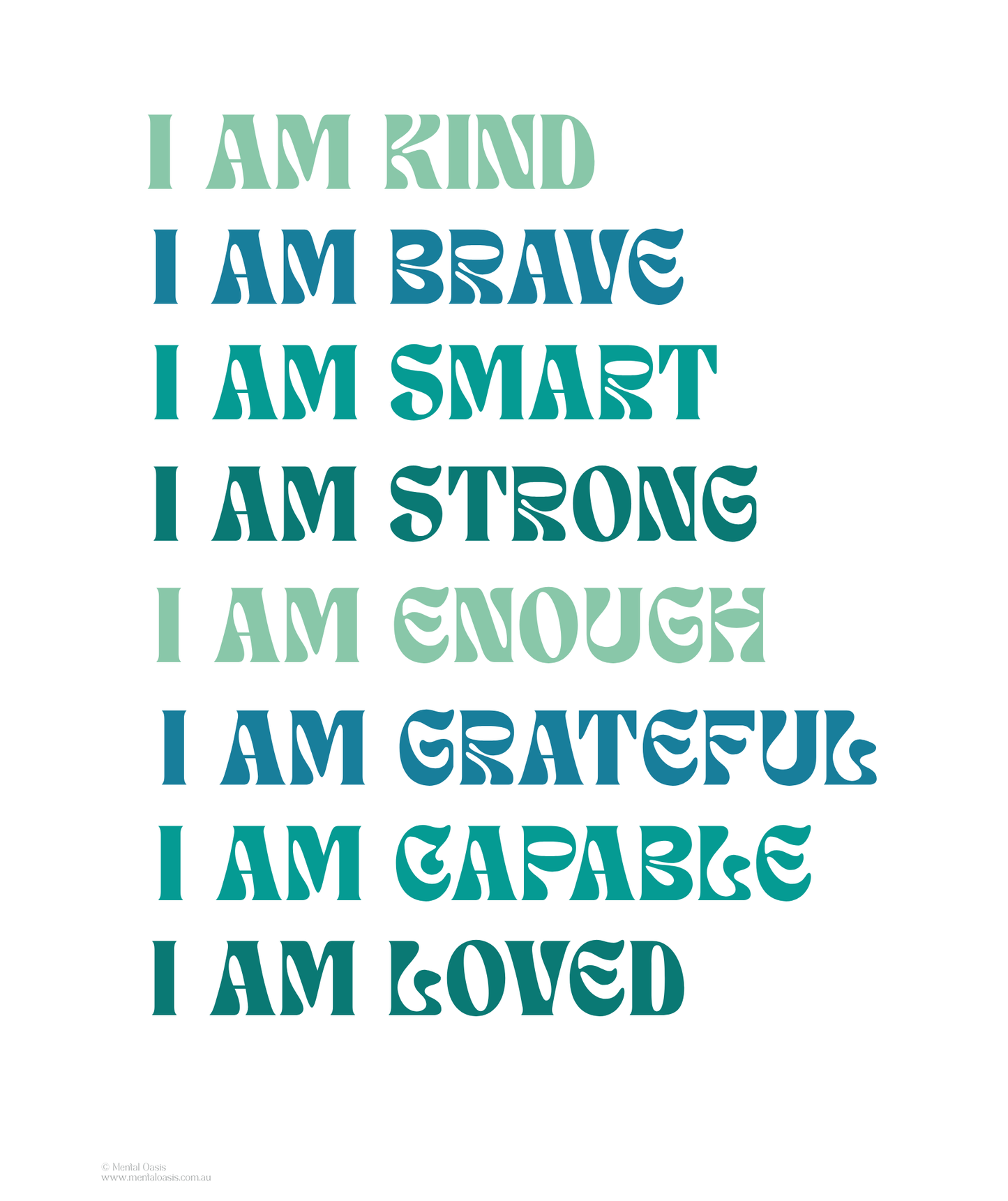 I Am Affirmations