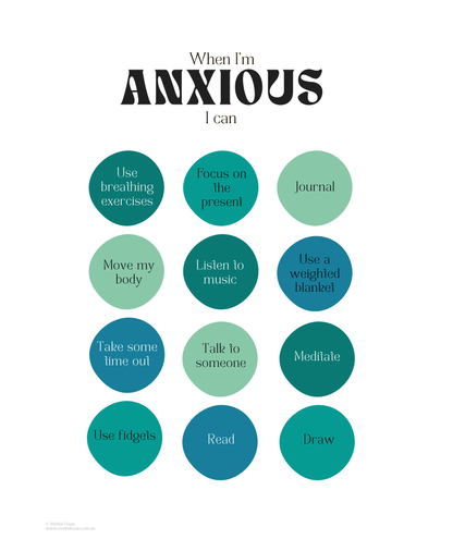 When I'm Anxious I Can