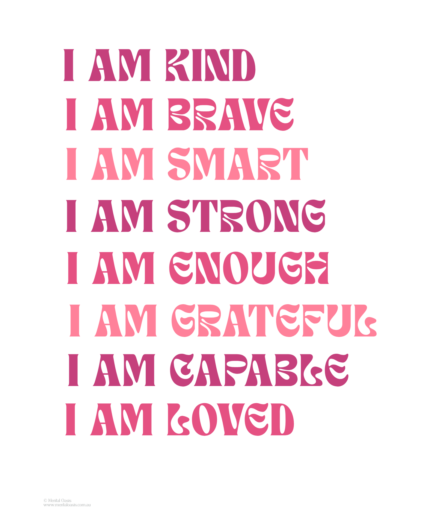 I Am Affirmations